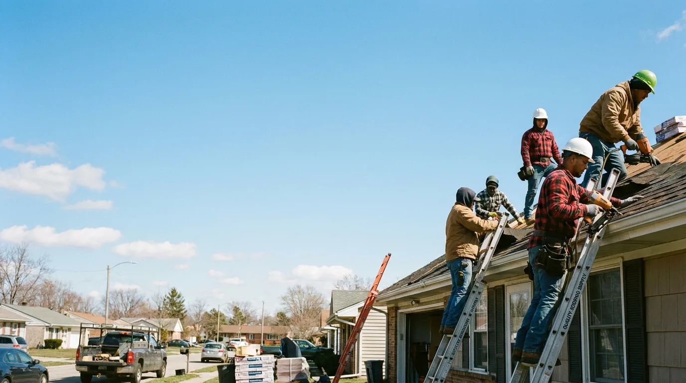 Roofing in Ashley, IN near me